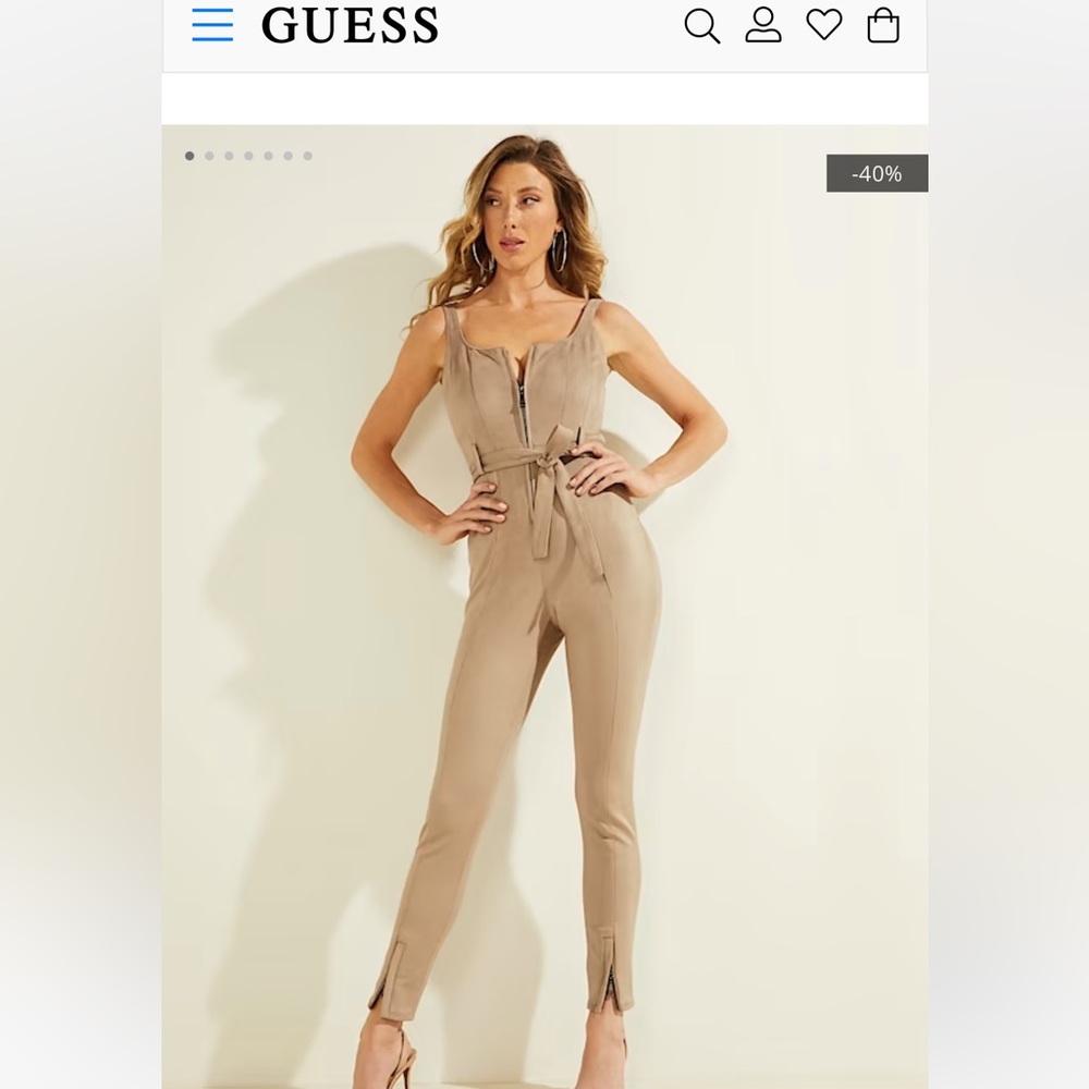 Guess jumpsuit size medium brand new